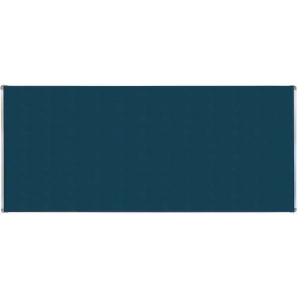 VIC Cork Bulletin Board with Euroframe Design 48"x96" Blueberry